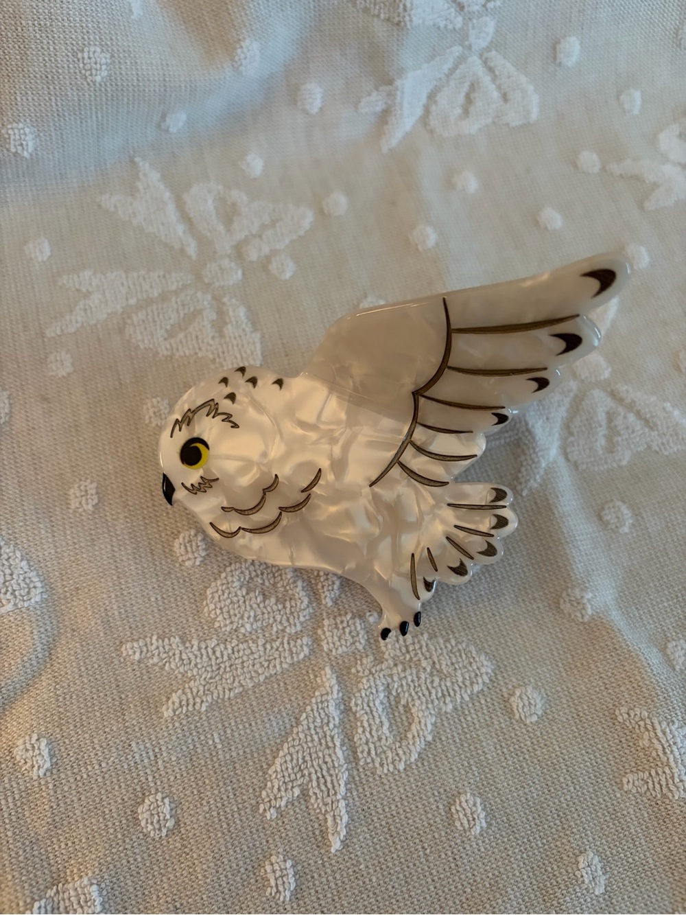 Harry Potter Hedwig Owl Hair Claw Clip